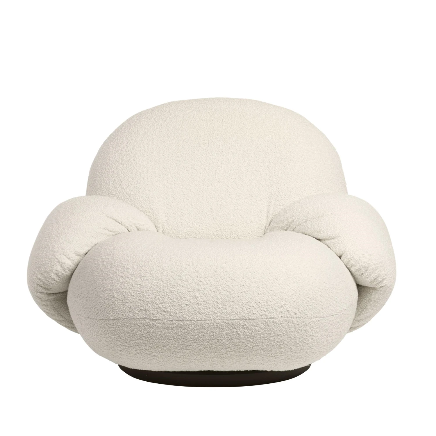 GUBI Pacha Armchair W. Armrests And Swivel Karakorum 001/Black 4 GUBI Pacha Armchair W. Armrests And Swivel Karakorum 001/Black - Image 2