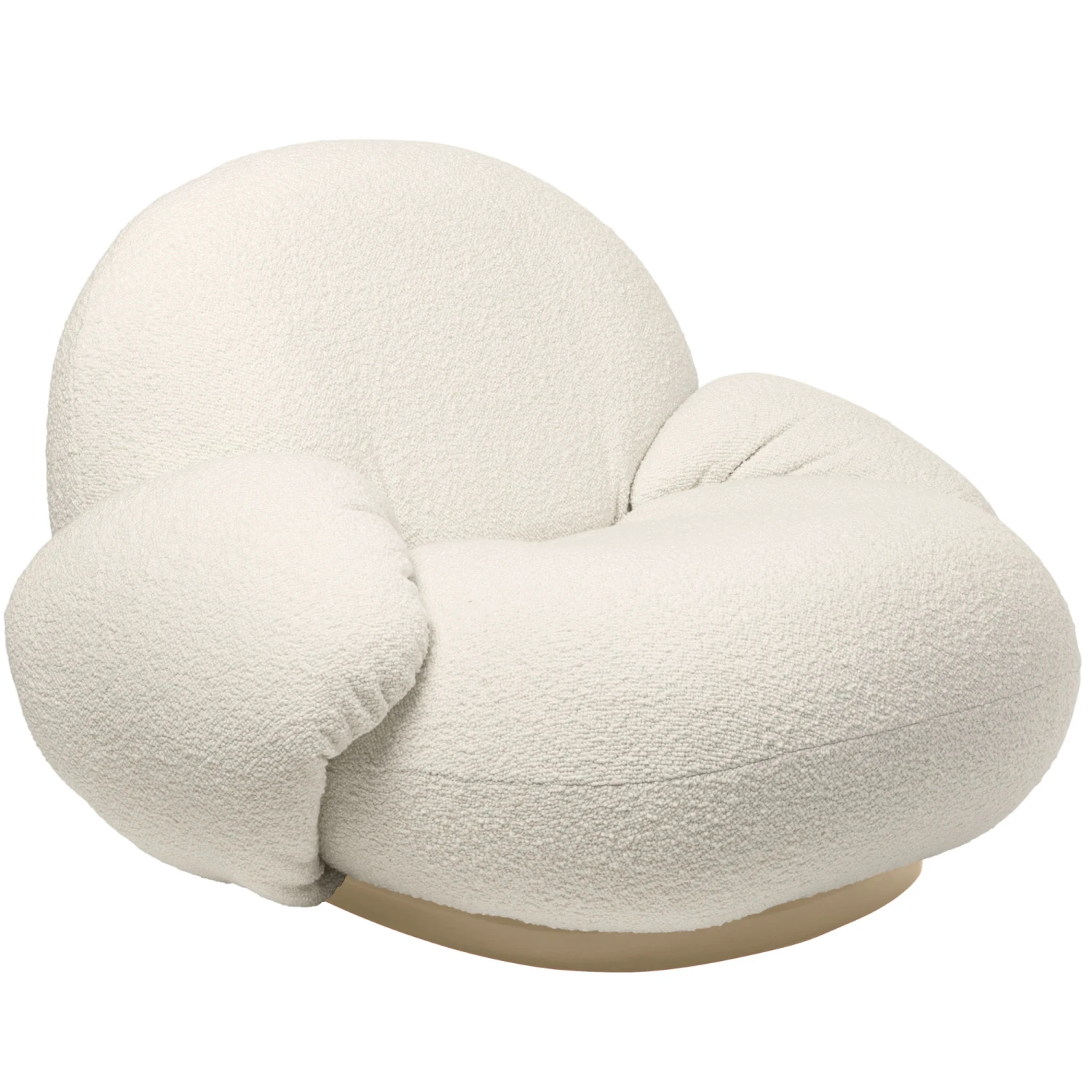 GUBI Pacha Armchair W. Armrest Karakorum 001/Pearl Gold 3 GUBI Pacha Armchair W. Armrest Karakorum 001/Pearl Gold