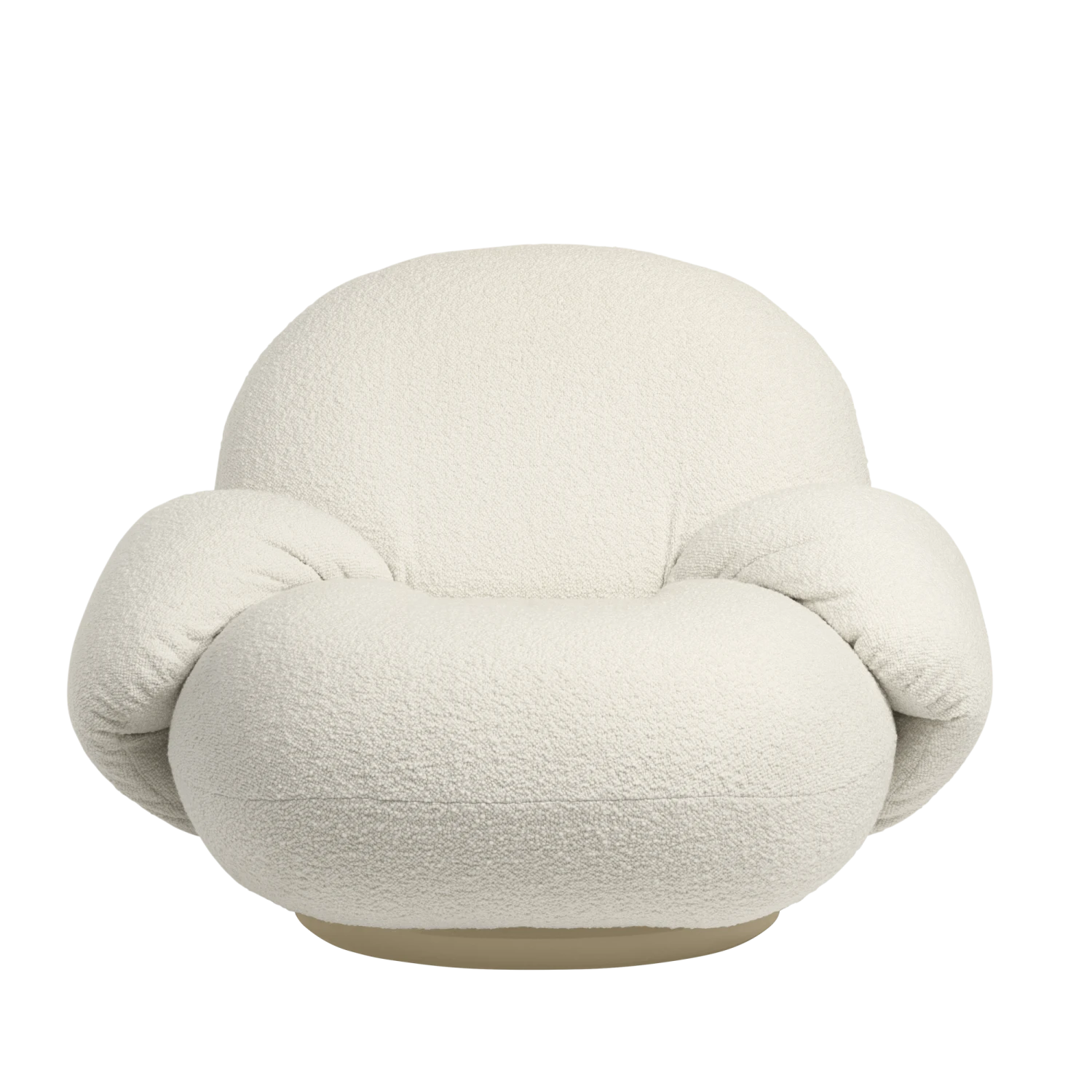 GUBI Pacha Armchair W. Armrest Karakorum 001/Pearl Gold 5 GUBI Pacha Armchair W. Armrest Karakorum 001/Pearl Gold - Image 3