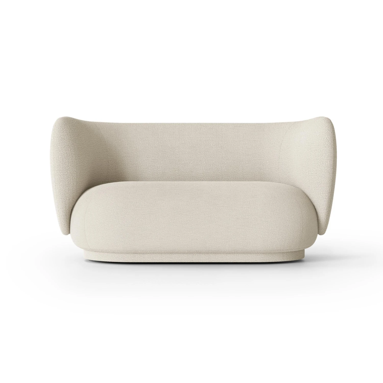 Ferm Living Rico Sofa 2 Seater Boucle Off-white 3 Ferm Living Rico Sofa 2 Seater Boucle Off-white