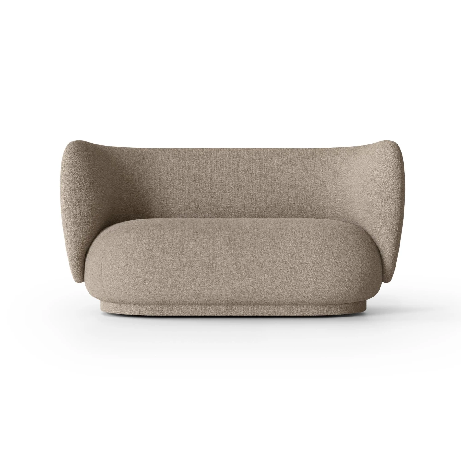 Ferm Living Rico Sofa 2 Seater Boucle Sand 3 Ferm Living Rico Sofa 2 Seater Boucle Sand