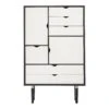 Andersen Furniture S5 Cabinet Black/ White 1 Andersen Furniture S5 Cabinet Black/ White -ferm LIVING || MONTANA Shop s5 black white frit p