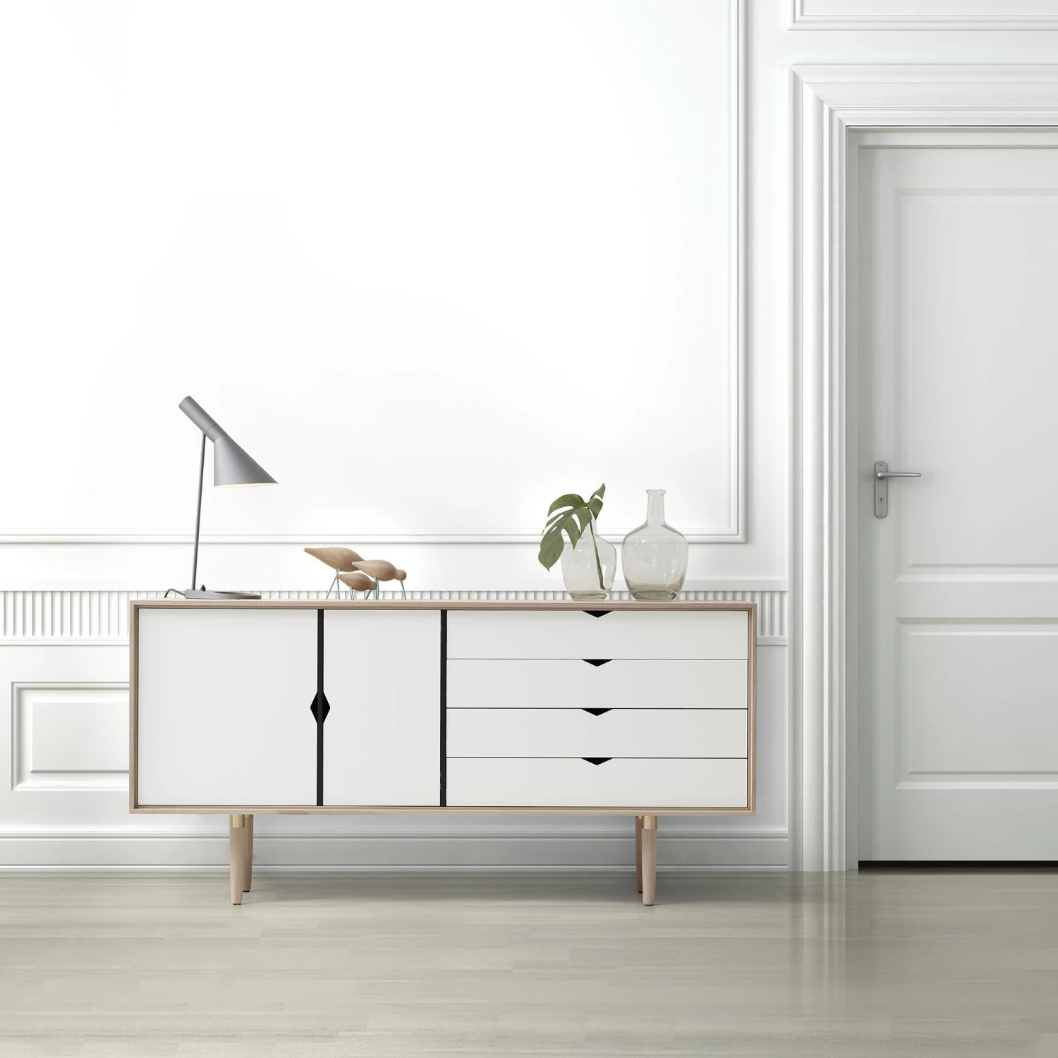 Andersen Furniture S6 Cabinet Oak/ White 5 Andersen Furniture S6 Cabinet Oak/ White - Image 3