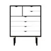 Andersen Furniture S8 Cabinet Black/ White -ferm LIVING || MONTANA Shop s8 fritlagt black white fronts p