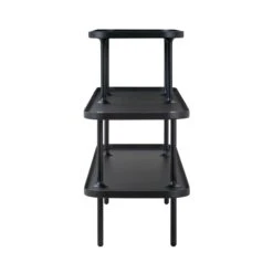 Wendelbo Slice Bookcase Medium Black -ferm LIVING || MONTANA Shop slice shelf medium medium v3 300 dpi p