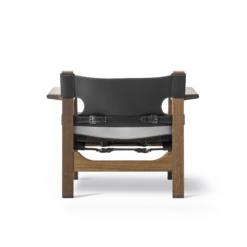 Fredericia Furniture The Spanish Chair Smoked Oiled Oak/Black Saddle Leather -ferm LIVING || MONTANA Shop spanishchair2226 smokedoak black 1 p