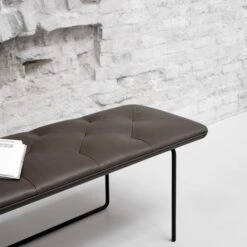 Wendelbo Tip Toe Bench 45x110 Parma Cognac -ferm LIVING || MONTANA Shop tip toe detail large parma col marrone 72 dpi p