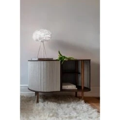 Umage Audacious Cabinet Oak/White Sands -ferm LIVING || MONTANA Shop umage lifestyle audacious dark oak sterling eos mini light grey tripod table white 2 p 1