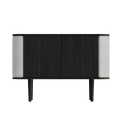 Umage Treasures Cabinet Black Oak/Sterling