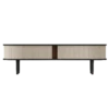 Umage Audacious TV Bench Black Oak/White Sands