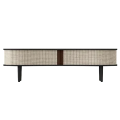 Umage Audacious TV Bench Black Oak/White Sands