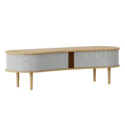 Umage Audacious TV Bench Oak/Sterling -ferm LIVING || MONTANA Shop umage packshot 5601 707 03 audacious tv bench oak sterling 2 p