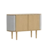 Umage Treasures Cabinet Oak/Sterling -ferm LIVING || MONTANA Shop umage packshot 5622 710 03 treasures 2 door oak sterling 2 p
