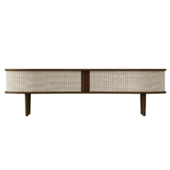 Umage Audacious TV Bench Dark Oak/White Sands