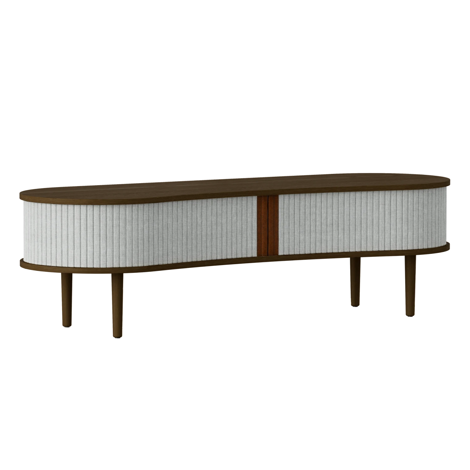 Umage Audacious TV Bench Dark Oak/Sterling 4 Umage Audacious TV Bench Dark Oak/Sterling - Image 2