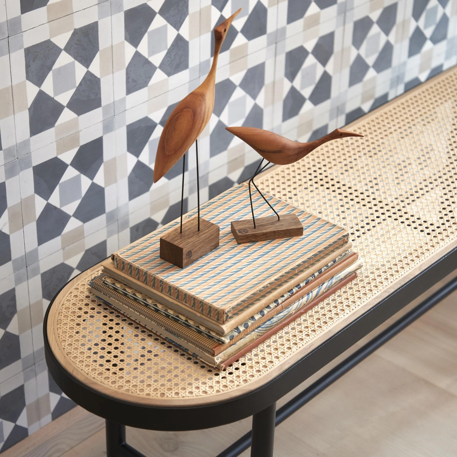 Warm Nordic Be My Guest Bench French Cane 4 Warm Nordic Be My Guest Bench French Cane - Image 3