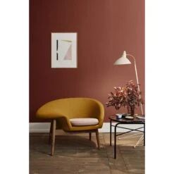 Warm Nordic Fried Egg Left Armchair Hero791/Sprinkles274/Mosaic722 -ferm LIVING || MONTANA Shop warmnordic friedegg darkochre secant lightsome 02 p