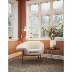 Warm Nordic Fried Egg Left Armchair Sheepskin Moonlight 12 Warm Nordic Fried Egg Left Armchair Sheepskin Moonlight -ferm LIVING || MONTANA Shop warmnordic friedegg fromabove kopi p 1