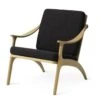 Warm Nordic Lean Back Armchair Oak/Sprinkles 294 2 Warm Nordic Lean Back Armchair Oak/Sprinkles 294 -ferm LIVING || MONTANA Shop warmnordic leanback oak black leather 2201161 p