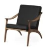 Warm Nordic Lean Back Armchair Teak/Sevilla 4001 2 Warm Nordic Lean Back Armchair Teak/Sevilla 4001 -ferm LIVING || MONTANA Shop warmnordic teak black leeather 2201159 p