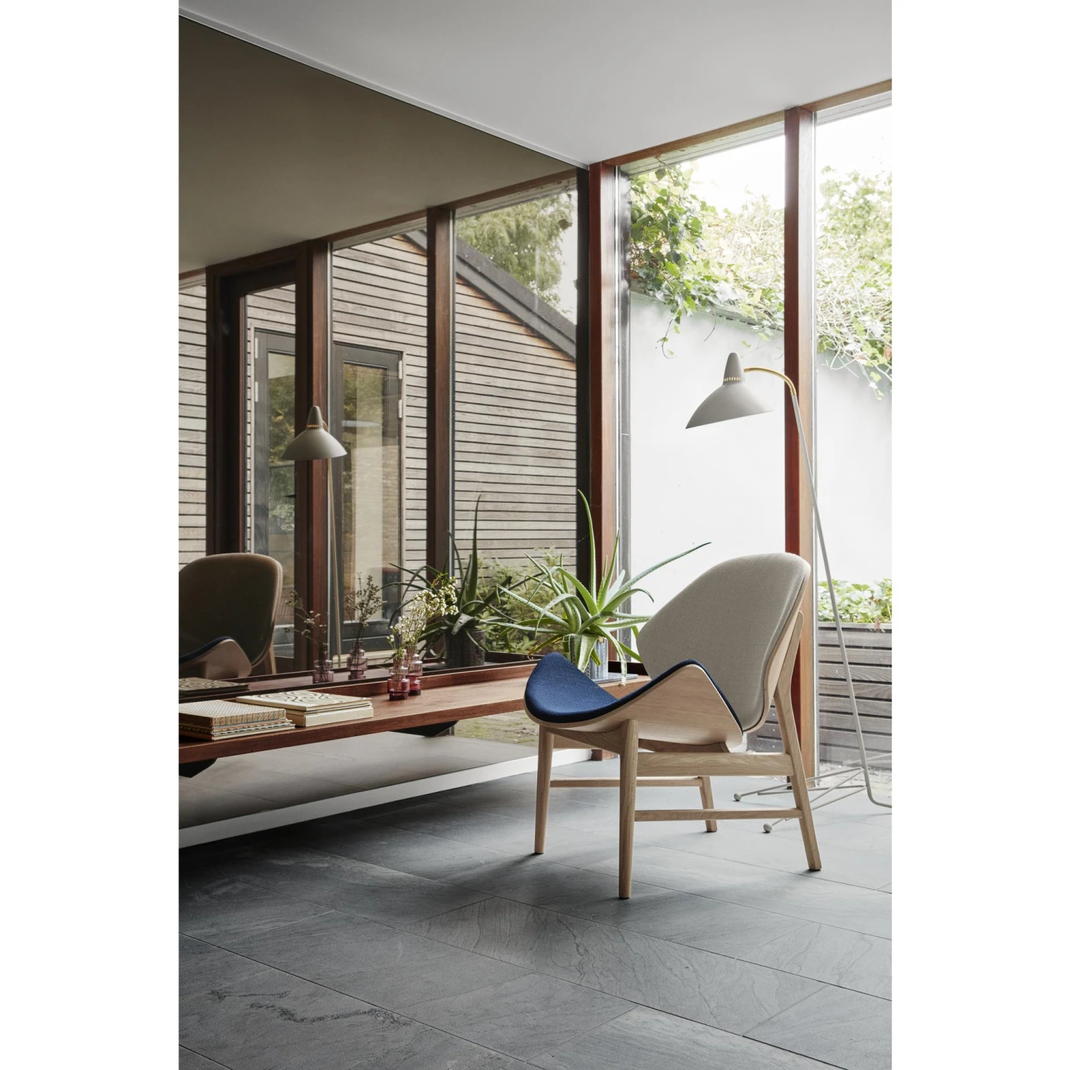 Warm Nordic The Orange Armchair With Seat And Back Upholstery Black/ Smoked Oak 7 Warm Nordic The Orange Armchair With Seat And Back Upholstery Black/ Smoked Oak - Image 5