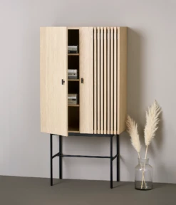 Woud Array Cabinet Oak/Black 80 Cm -ferm LIVING || MONTANA Shop woud array 3 p