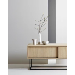 Woud Virka Sideboard Low Oak -ferm LIVING || MONTANA Shop woud virka 3 p