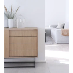 Woud Virka Sideboard High Oak -ferm LIVING || MONTANA Shop woud virka sideboard credit louiselaursen p